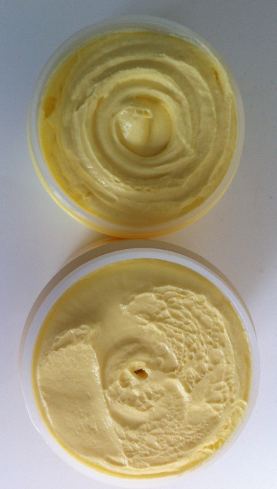 Texture de la crème fouettée de Kiehl's
